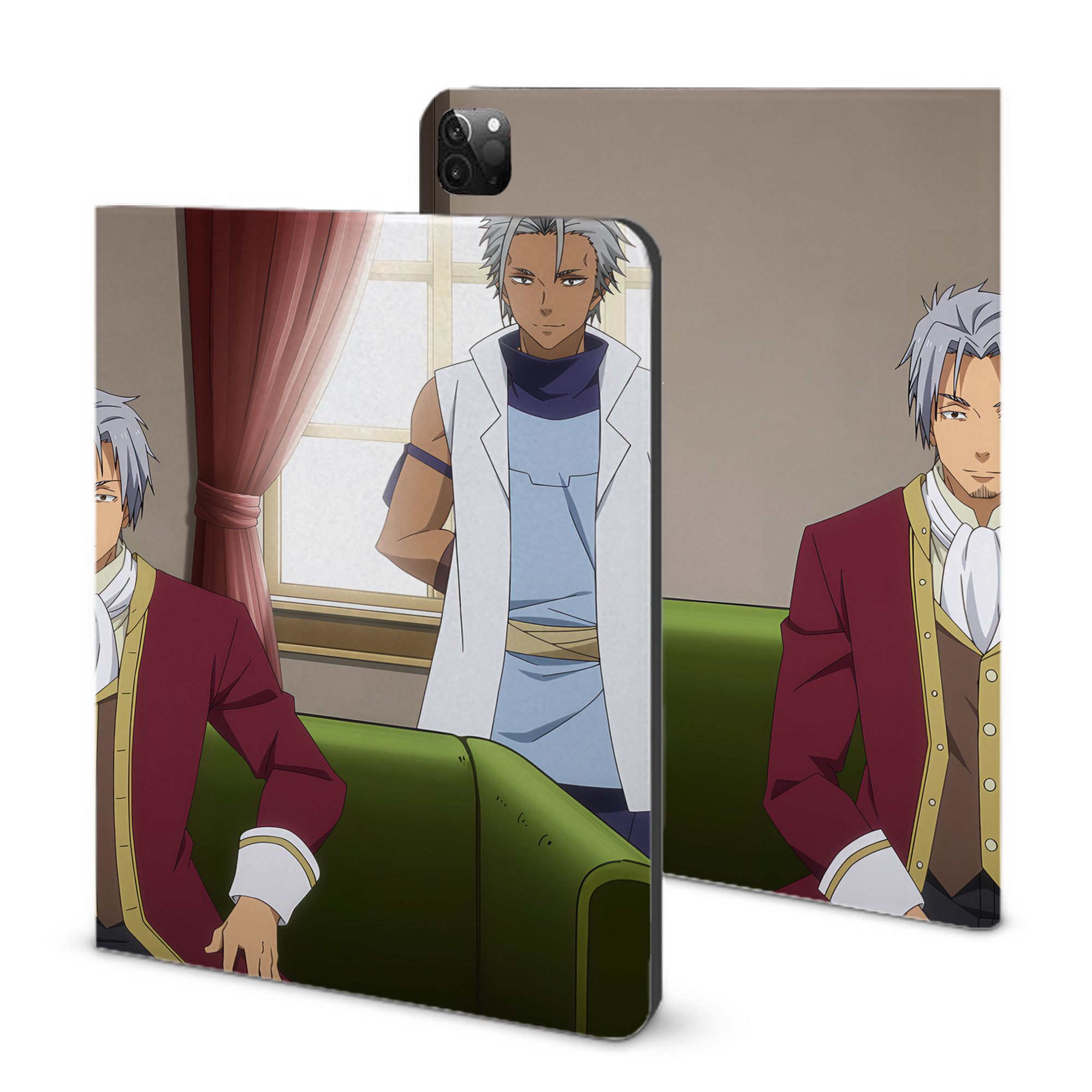 （画像用） 転スラ Regarding Reincarnated to Slime IPadケース ペンホルダー付き ブックスタイルデザイン